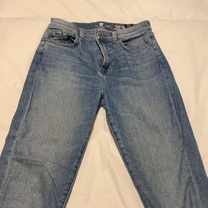 Jeans.  Faded. Seven